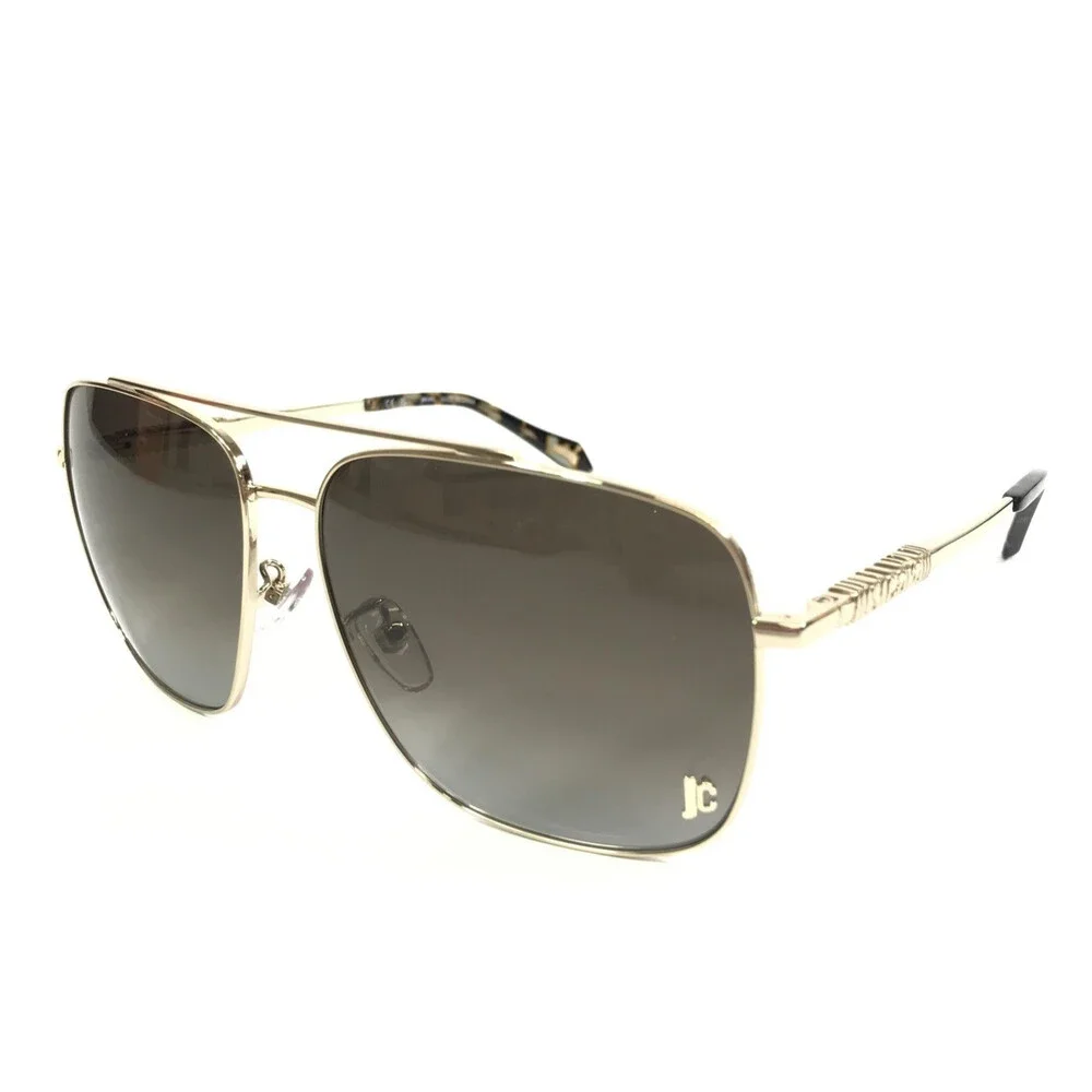 Just Cavalli Sunglasses SJC030K COL.0493 Gold Aviators w/ Brown Lenses 61-14-140
